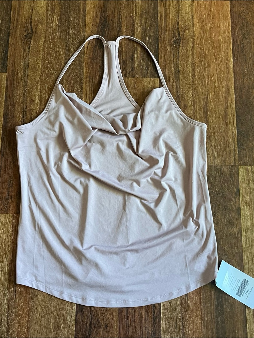 Fabletics Agustina Tank in Blush Pink